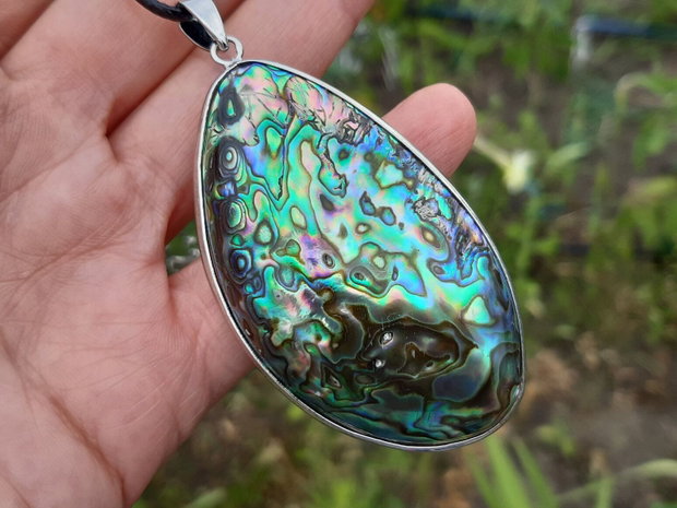 Colier pandant paua shell