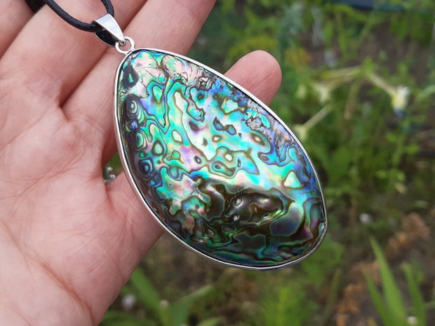 Colier pandant paua shell