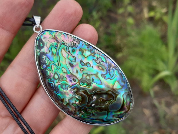 Colier pandant paua shell