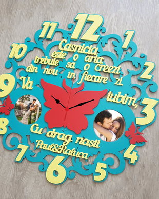 Ceas personalizat cu foto
