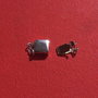Inchizatoare patrata pentru 2 siruri din argint .925 rodiat aprox 3.5x8x18 mm (cu anourile)