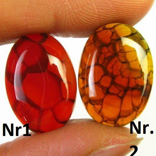 Cabochon agat dragon veins