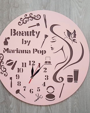 Ceas personalizat salon
