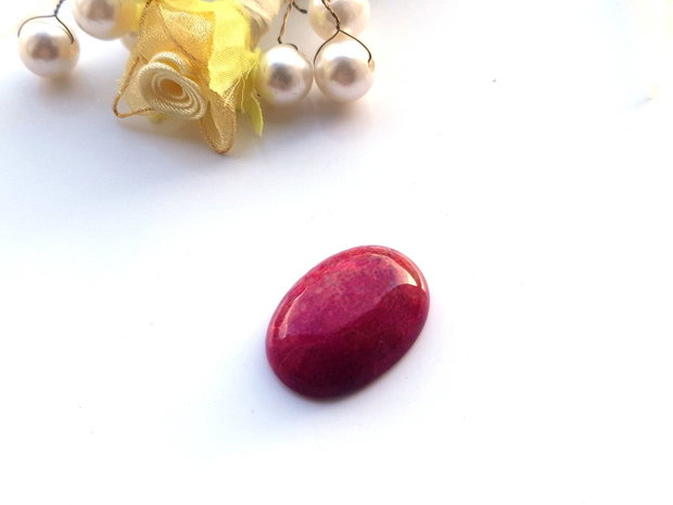 Cabochon coral fosilizat