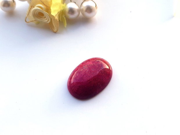 Cabochon coral fosilizat