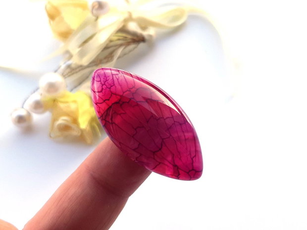 Cabochon agat dragon veins