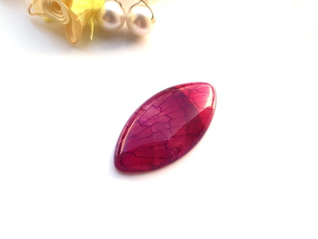 Cabochon agat dragon veins