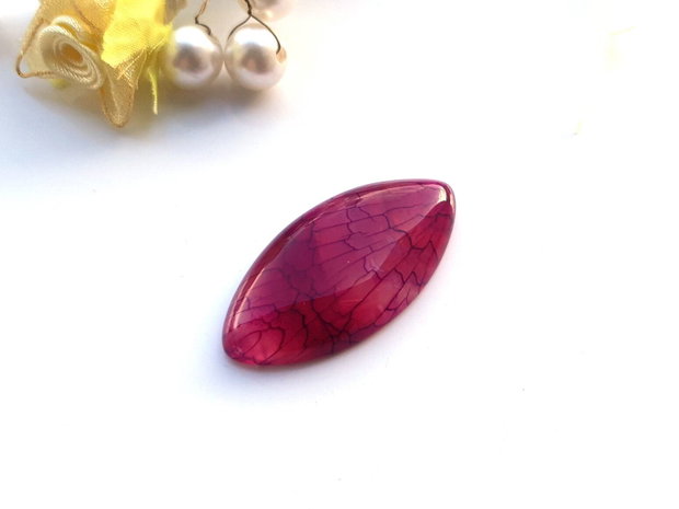 Cabochon agat dragon veins