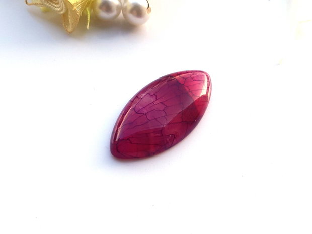 Cabochon agat dragon veins