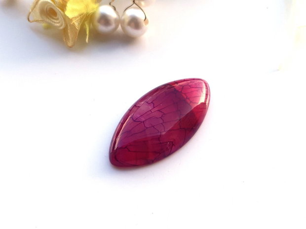 Cabochon agat dragon veins