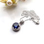 Colier blue topaz