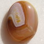 Cabochon agata dungata aprox 39x29x9.5 mm