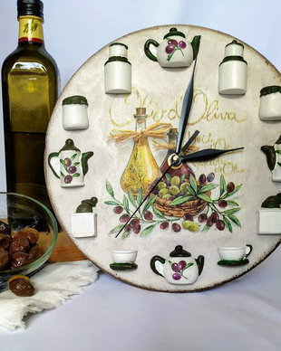 Ceas de perete decorativ/Ceas bucatarie