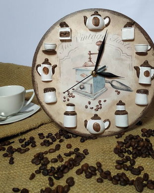 Ceas de perete decorativ/Ceas bucatarie