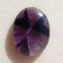 Cabochon ametist (INDIA - lucrat manual) aprox 32x24x7 mm