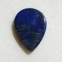 Cabochon lapis lazuli lacrima 1 aprox 29.5x21x3.5 mm (INDIA - lucrat manual)