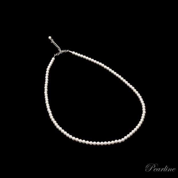 Colier clasic din perle Swarovski 4 mm
