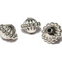 Margele din acril, metalizate, 11x8 mm