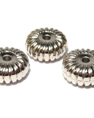Margele din acril, metalizate, 8.5x4 mm