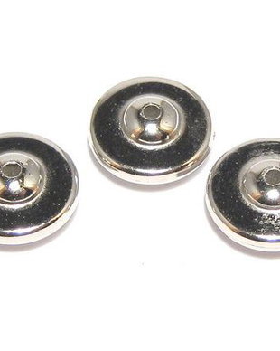 Margele din acril, metalizate, 12x6 mm