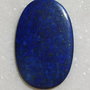 Cabochon 1  SUBTIRE / placuta din lapis lazuli aprox 2x26x42 mm (INDIA - lucrat manual)