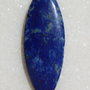 Cabochon 3 SUBTIRE / placuta din lapis lazuli aprox 2.5x16x41.5 mm (INDIA - lucrat manual)