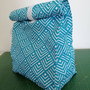 Lunchbag lavabil - gentuță pt prânz - TURCOAZ