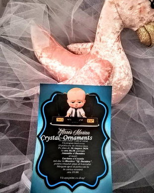 Invitatie botez Baby Boss