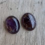 Cabochon ametist, 20x15 mm