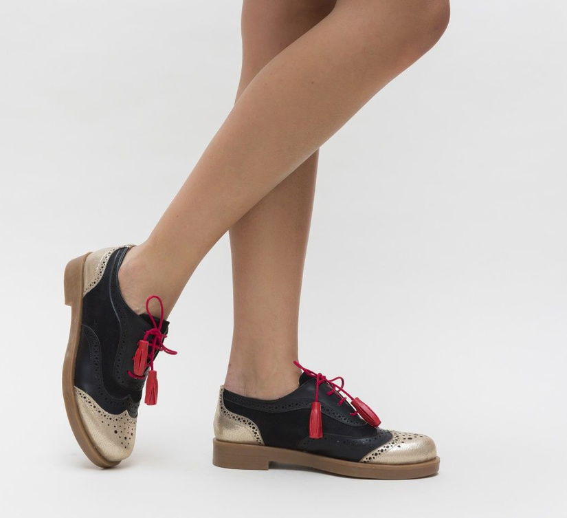 Pantofi Casual Lizete Negri 2