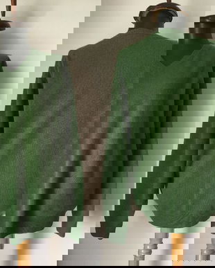 Tom Rusborg of Copenhagen pulover casmir merinos verde crud