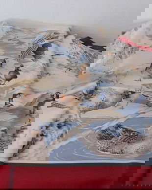 ESARFA NOUA   MATASE NATURALA   ,  PLINA ,  SUPERBA