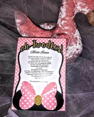 Invitatie botez Minnie