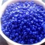 Margele nisip albastru persan lucios 3 mm 57 g.