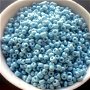 Margele nisip blue deschis lucios 3 mm 100 g.