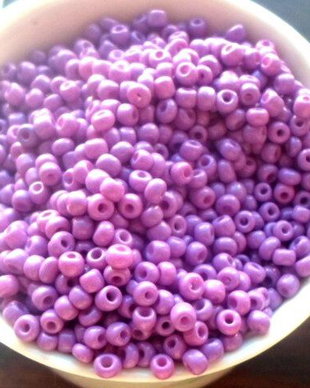 Margele nisip ametist lucios 3 mm 100 g.