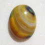 Cabochon agata dungata aprox 40x29.5x9 mm