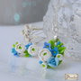 Set argint "flori de vară "