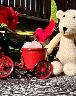 Amigurumi, Urs polar crosetat