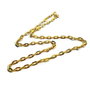Lant auriu 6x4mm zale plate (1m) GPLAK 0082