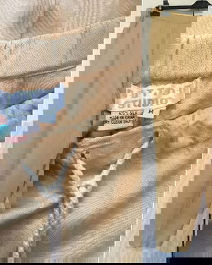 PANTALONI MATASE NATURALA CREM