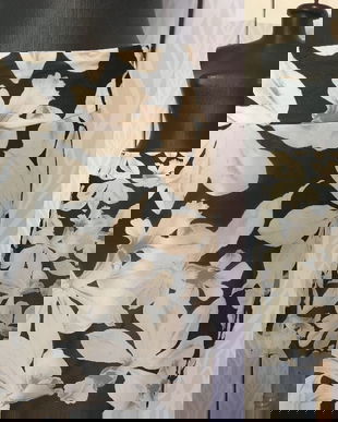 BANANA REPUBLIC FUSTA MIDI MATASE NATURALA