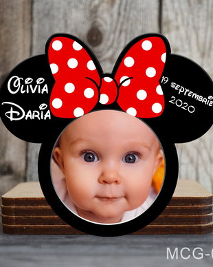 Magneti marturii botez decupati Minnie pentru fetite