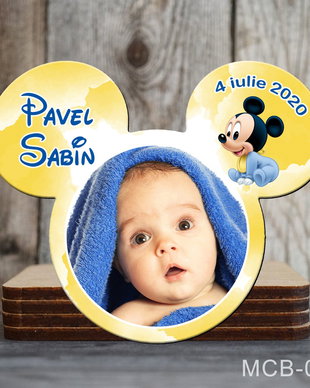 Magneti marturii botez decupati Mickey pentru baieti