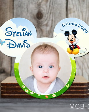 Magneti marturii botez decupati Mickey pentru baieti