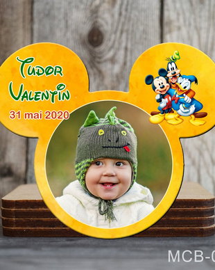Magneti marturii botez decupati Mickey pentru baieti