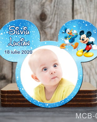 Magneti marturii botez decupati Mickey pentru baieti