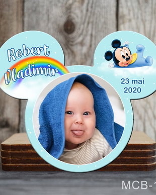Magneti marturii botez decupati Mickey pentru baieti