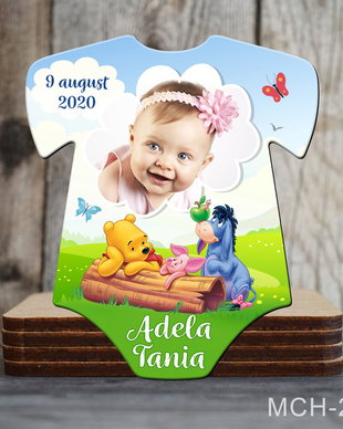 Magneti marturii botez decupati Body pentru fetite