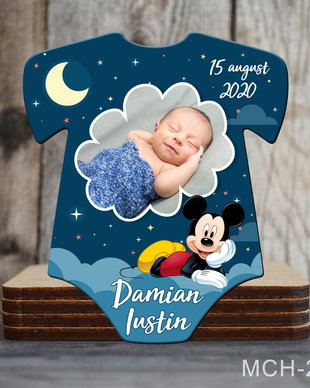 Magneti marturii botez decupati Body pentru baietei